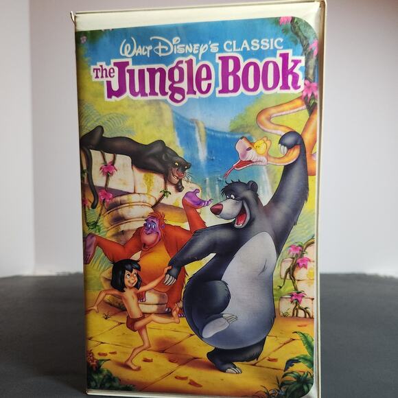 Collectible Walt Disney Classic The Jungle Book VHS Black Diamond edition #1122 - Picture 1 of 8